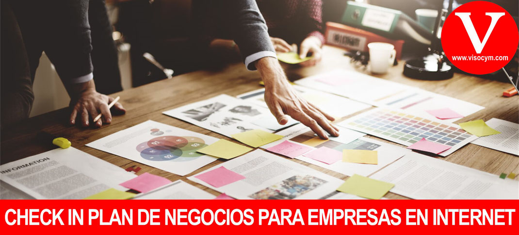 Check in plan de negocios para empresas en Internet
