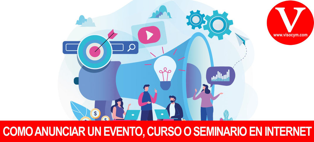 Como anunciar un evento, curso o seminario en internet