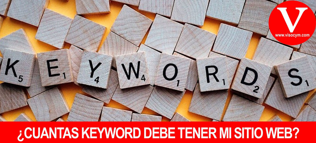 ¿CUANTAS KEYWORD DEBE TENER MI SITIO WEB?