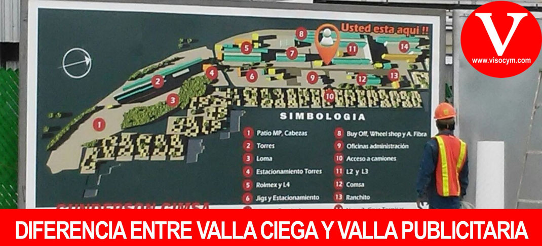 DIFERENCIA ENTRE VALLA CIEGA Y VALLA PUBLICITARIA
