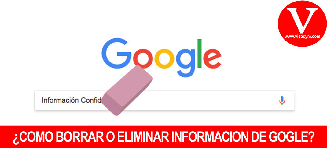 Como borrar o eliminar información de google