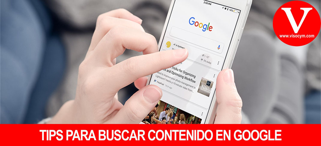 Tips para buscar contenido en google