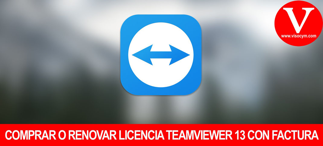 COMPRAR LICENCIA TEAMVIEWER 13 CON FACTURA