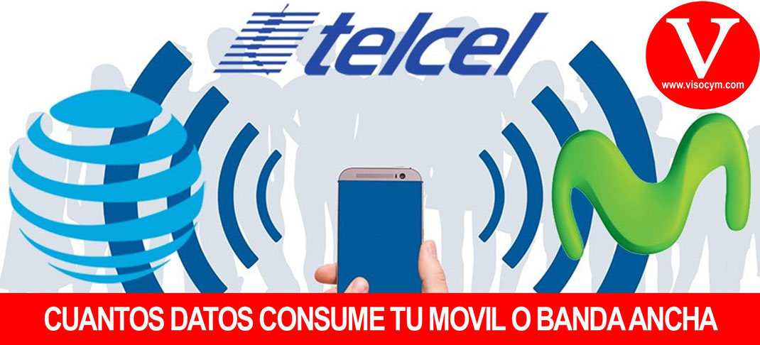 Cuantos datos consume tu móvil o banda ancha