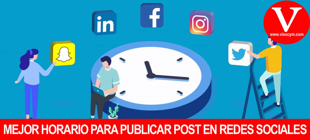 Mejor horario para publicar post redes sociales