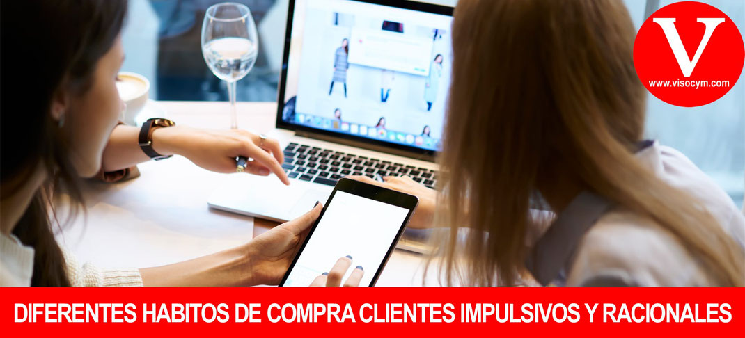 Diferentes hábitos de compra clientes impulsivos y racionales