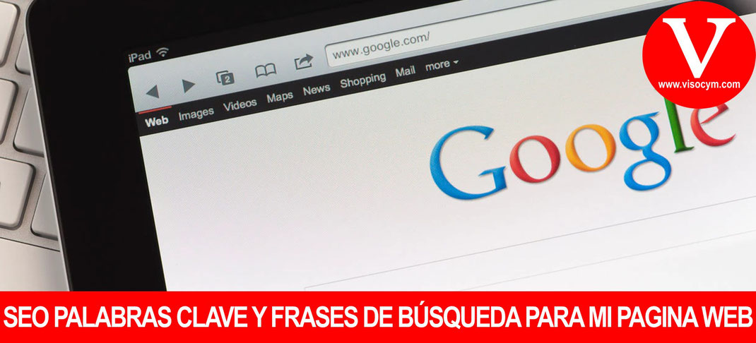 SEO palabras clave y frases de búsqueda para mi pagina web