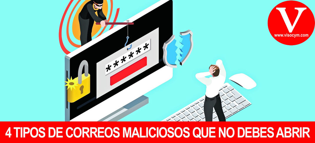 TIPOS DE EMAIL MALICIOSOS QUE DEBES ELIMINAR