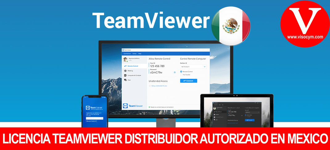 LICENCIA MENSUAL Y ANUAL TEAMVIEWER EN MEXICO