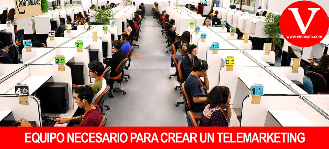 Equipo necesario para crear un telemarketing