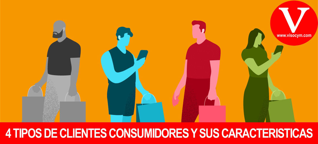 4 tipos de clientes consumidores y sus características