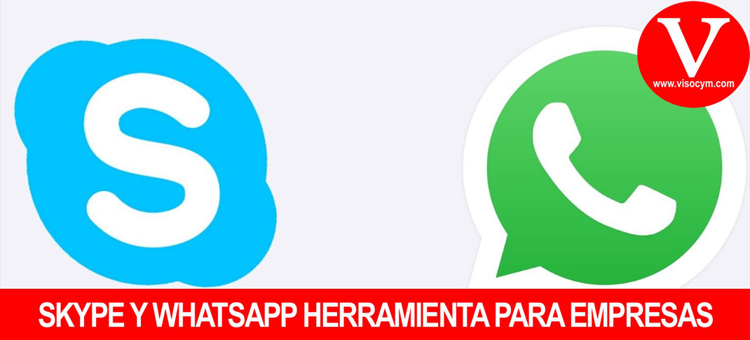 ¿SU EMPRESA UTILIZA SKYPE Y WHATSAPP?