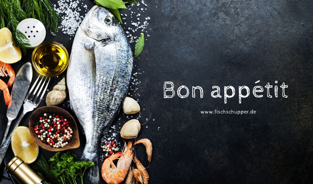Fisch entschuppen, Angler, Fisch zubereiten, Filetieren, Restaurant