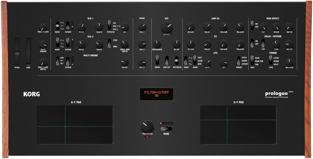 Korg Prologue Editor and Controller,  VST and Standalone
