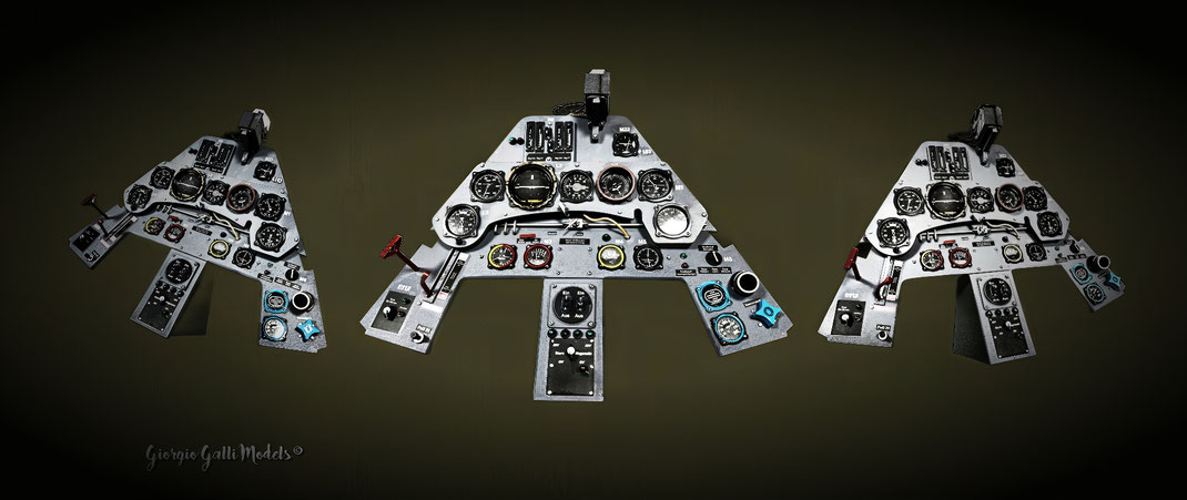 Aerocockpit Models : Fw 190 A/5 instruments panel & Revi 16B gunsight 1/4 scale model