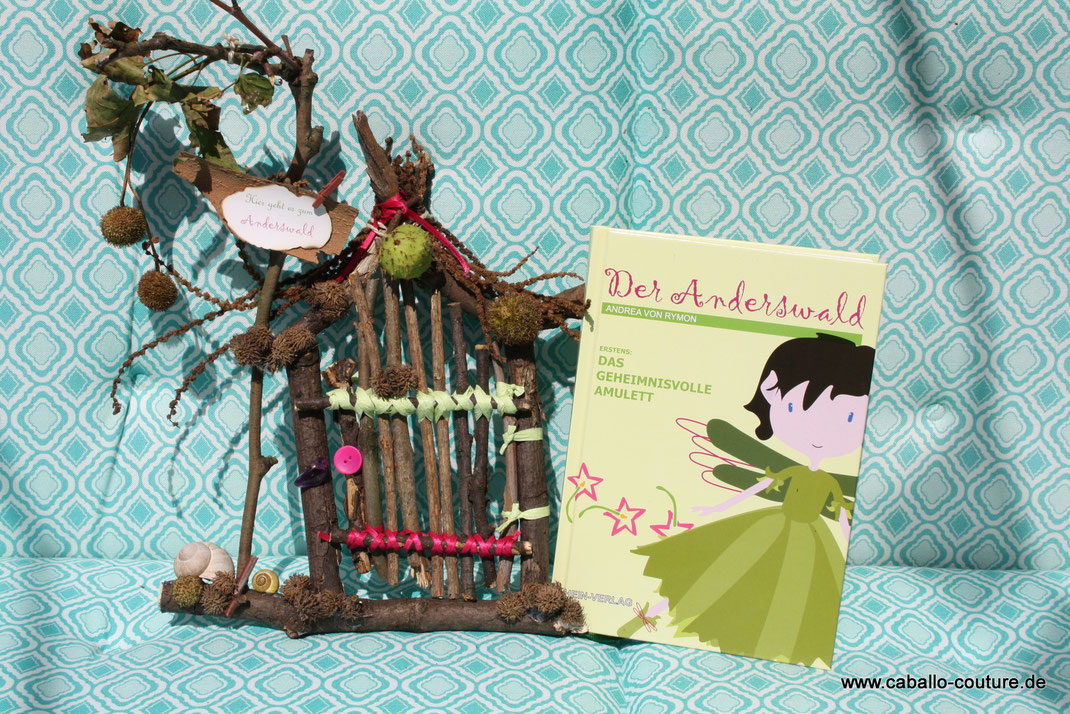 Kindergeburtstag, Basteln, DIY, Caballo Couture, Der Anderswald, von Rymon Müller; Elfentür selber basteln; Elfentür; Elfentür Garten; Garten; Kinderbuch; Bastelanleitung Elfentür
