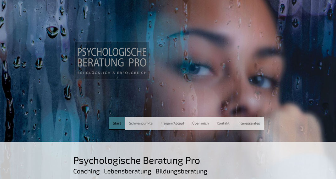 QuickWebDesign - Galerie Webseiten - Psychologische Beratung Pro