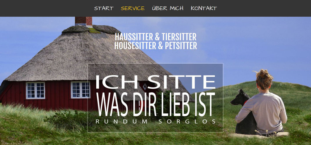 QuickWebDesign - Galerie Webseiten - Haussitter & Tiersitter