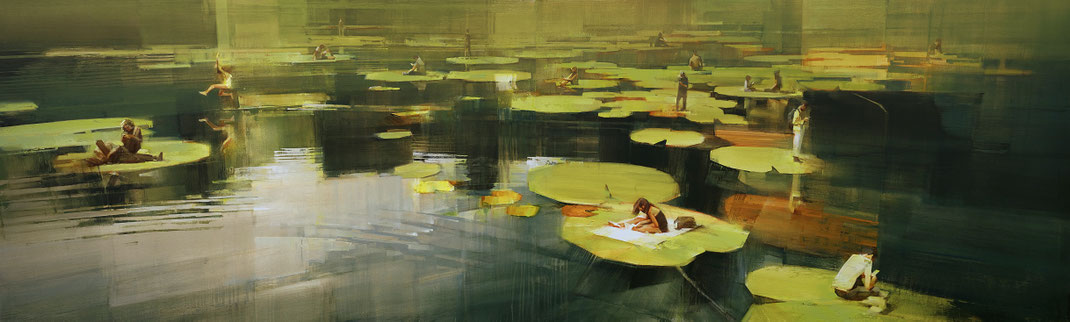 VIRTUAL REALITY / Wes21 / Remo Lienhard / Schwarzmaler / Contemporary Art / Oilpainting / 2021
