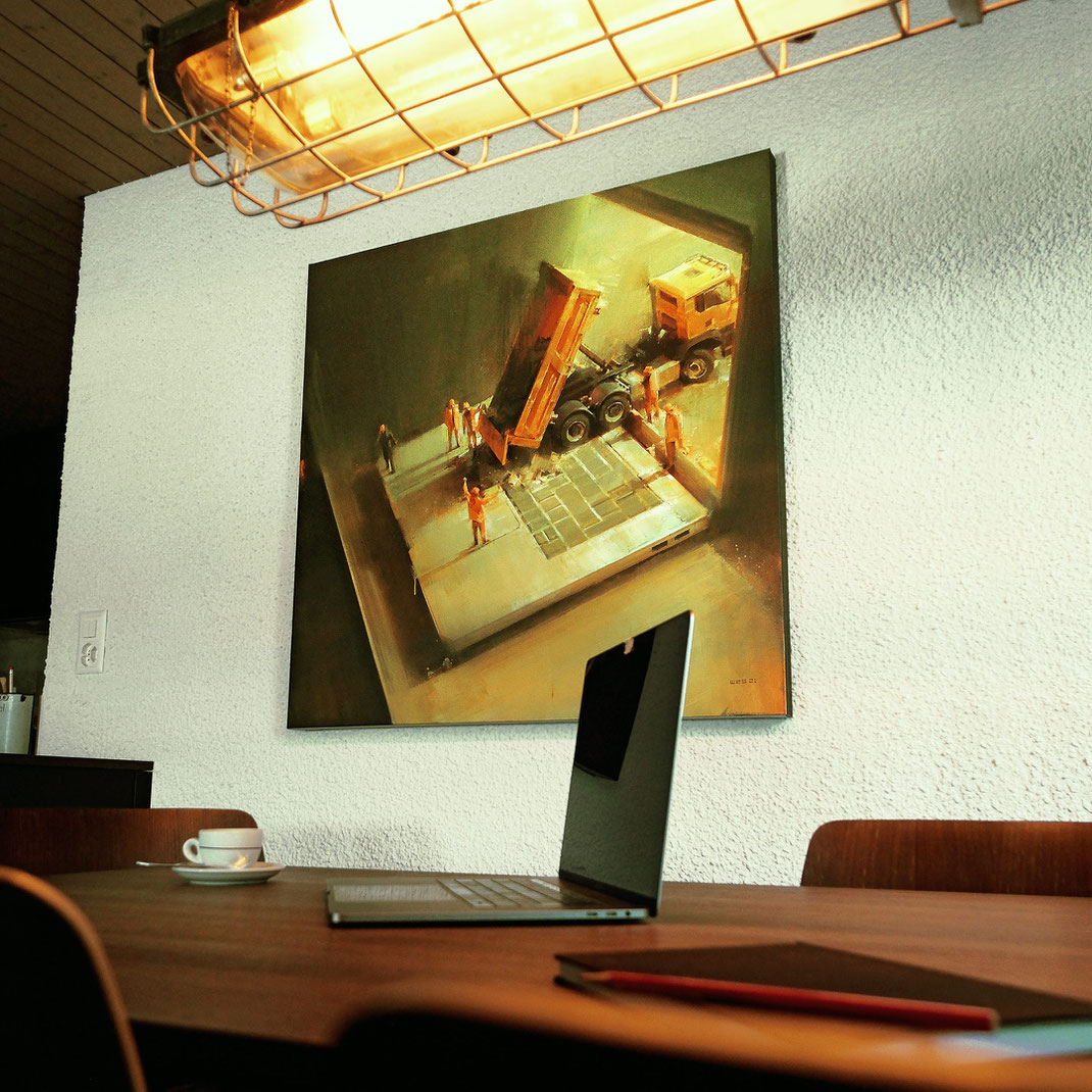 INPUT 1 / WES 21 / Wes21 / Remo Lienhard / Schwarzmaler / Contemporary Art