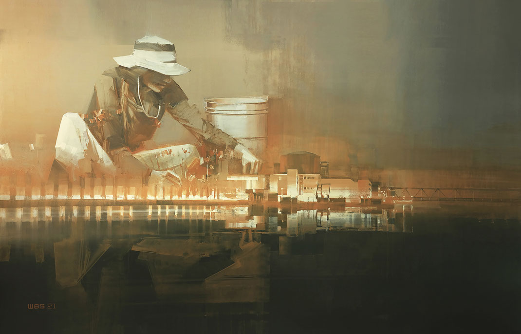 POWER PLANT / WES 21 / Wes21 / Remo Lienhard / Schwarzmaler / Mural / Kunst am Bau / Contemporary Art