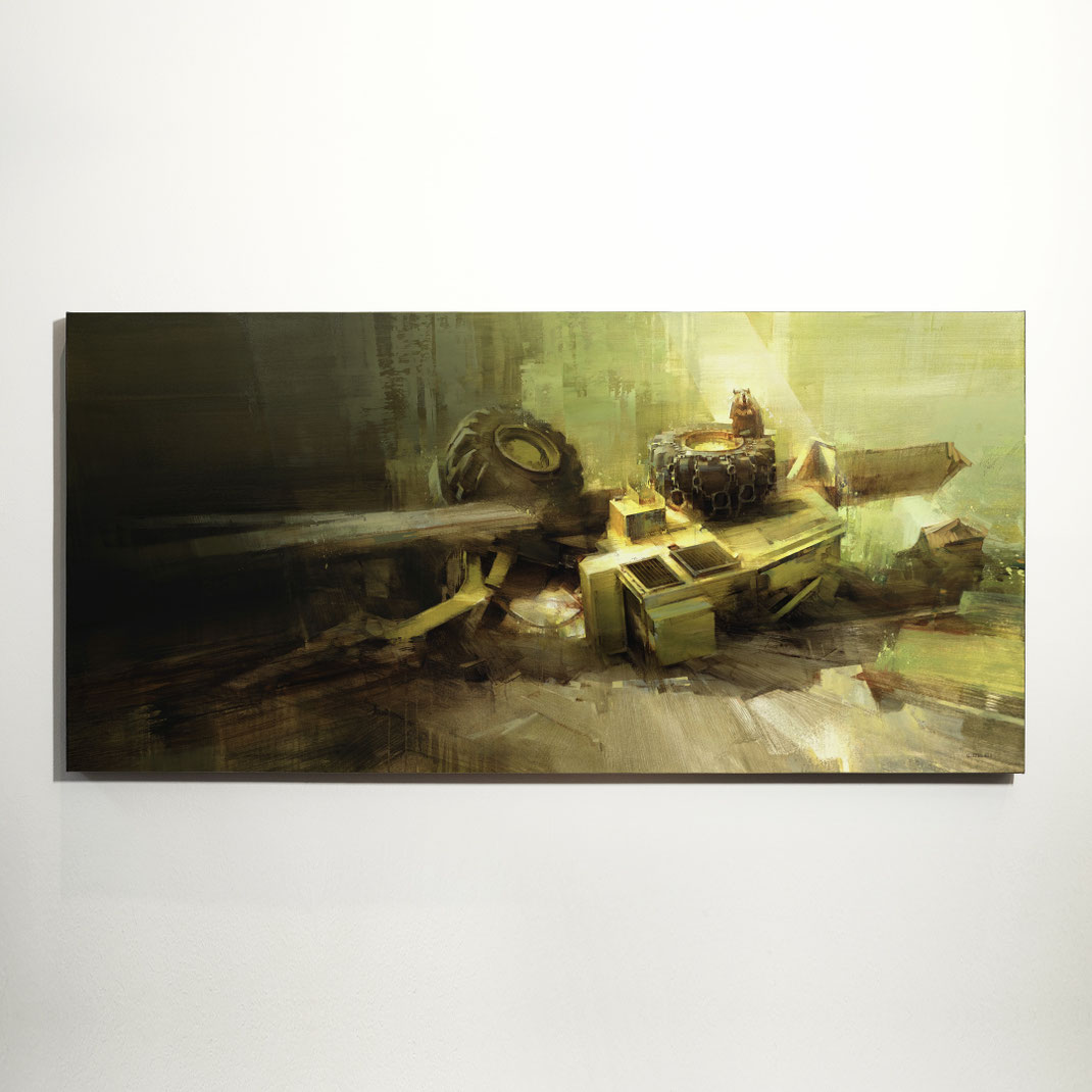 KARMA / WES 21 / Wes21 / Remo Lienhard / Schwarzmaler / Contemporary Art / Oil Painting / 2023