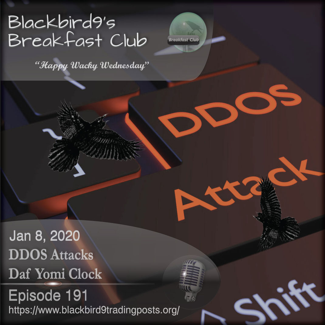 DDOS Attacks Daf Yomi Clock - Blackbird9