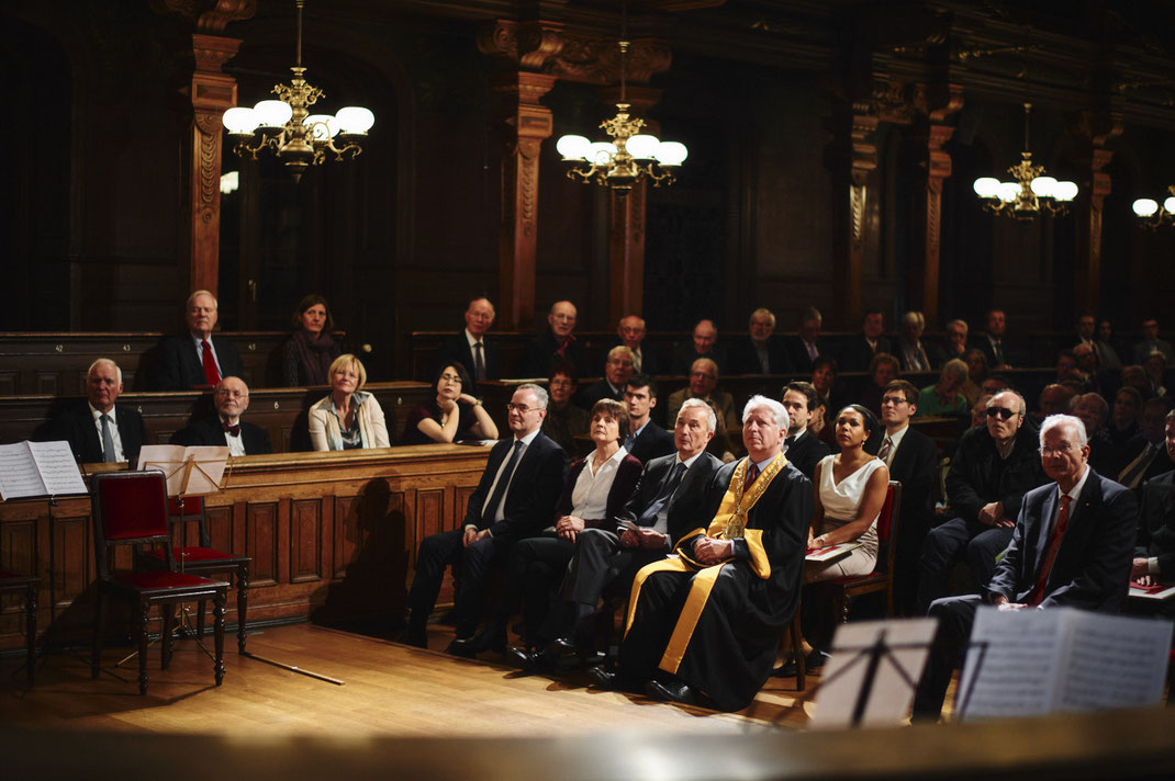 Ruprecht-Karls Prize Award Ceremony: Audience during a ceremonial address, captured as part of the event photography.