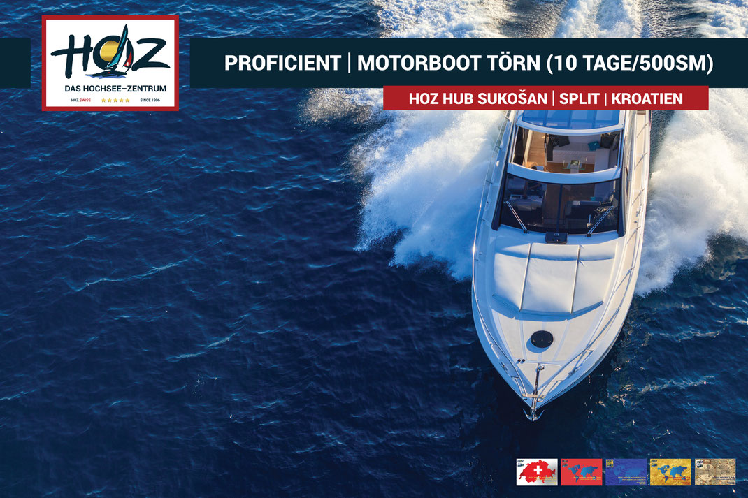 HOZ Hochseezentrum International GmbH | Motorboottoern | 10 Tage ¦www.hoz.swiss