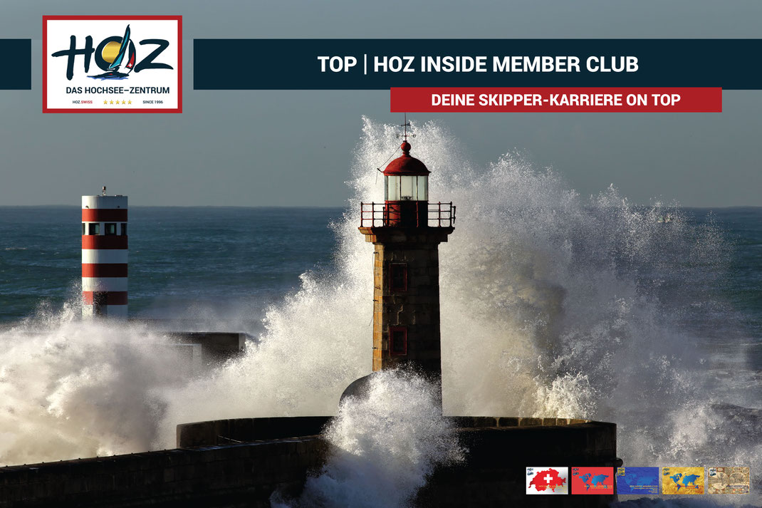 HOZ Hochseezentrum International | HOZ INSIDE MEMBER CLUB | Segelschein | Motorbootschein | Hochseeschein | www.hoz.swiss