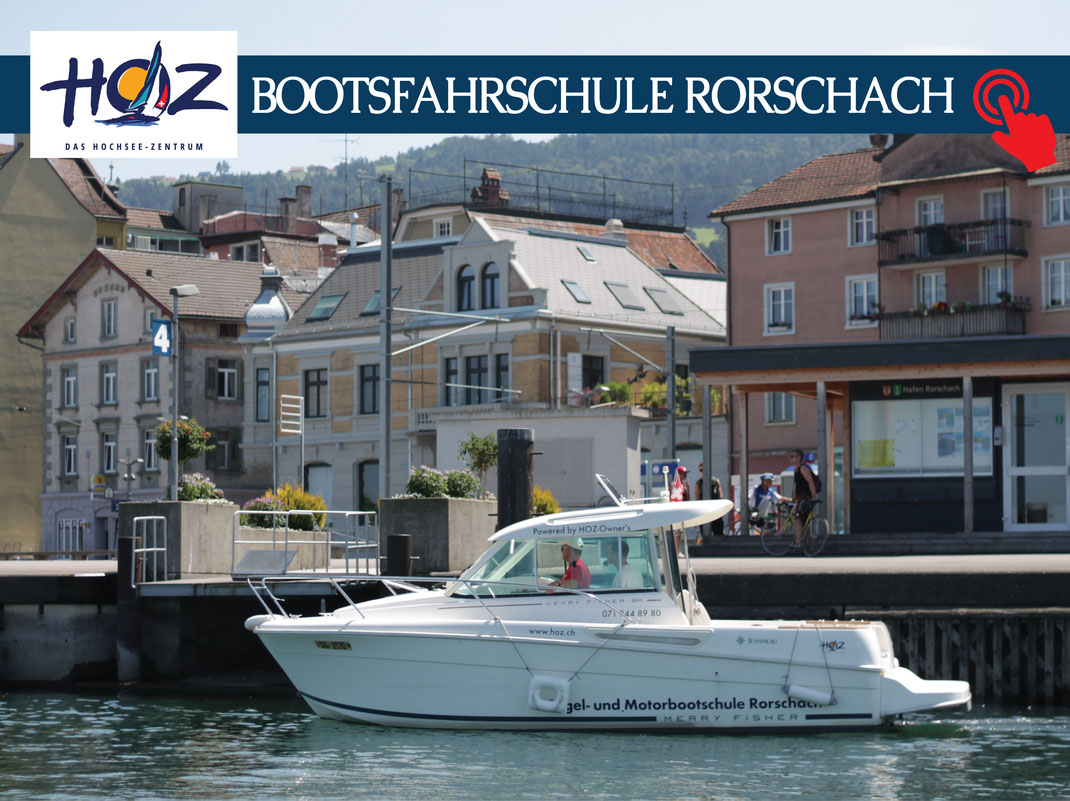 HOZ HOCHSEEZENTRUM | Bootsfahrschule Rorschach | Motorbootschein | Schweizer A-Schein | www.hoz.swiss