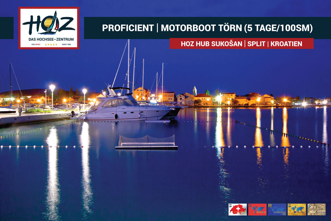 HOZ Hochseezentrum International GmbH | Motorboottoern | 5 Tage | www.hoz.swiss