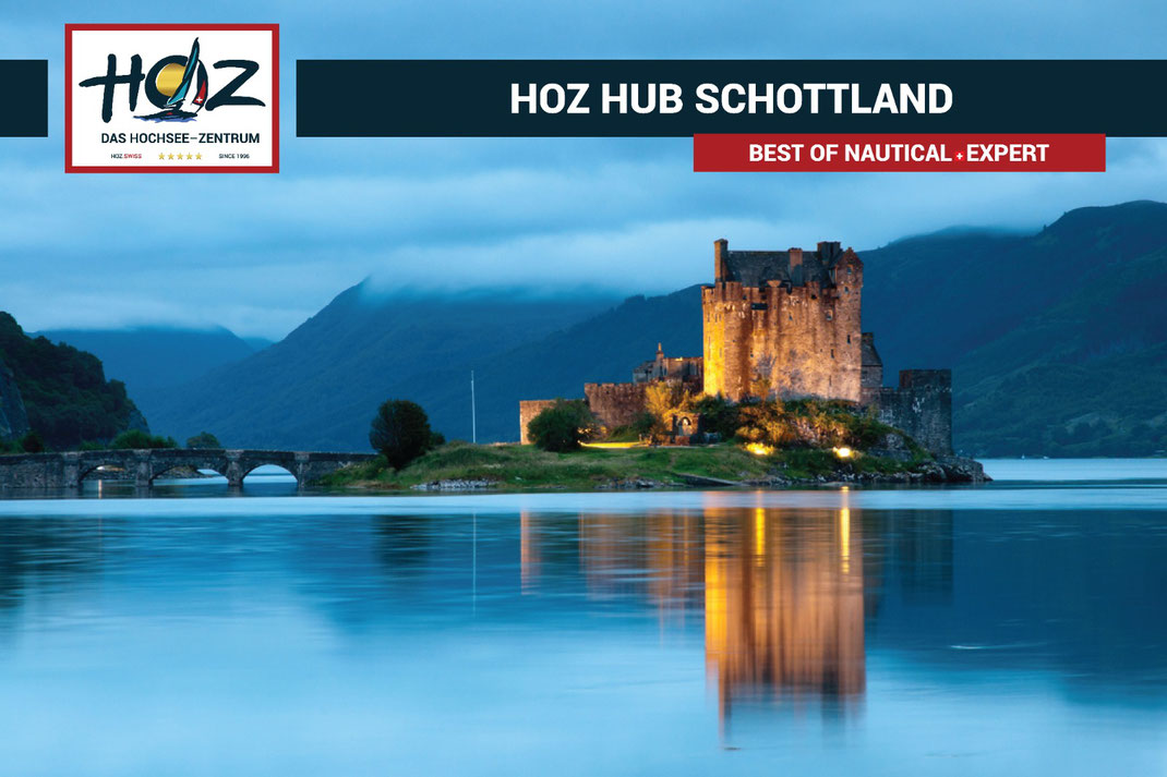 HOZ HOCHSEEZENTRUM | HUB Schottland | Segeltoern Grossbritanien | Meilen fuer den Hochseeschein | www.hoz.swiss