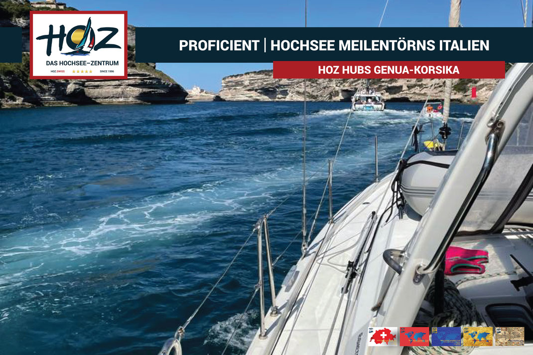 HOZ Hochseezentrum International | Segeltoerns rund um Korsika ab Genua | Hochseeschein | Segelschein | Motorbootschein | www.hoz.swiss