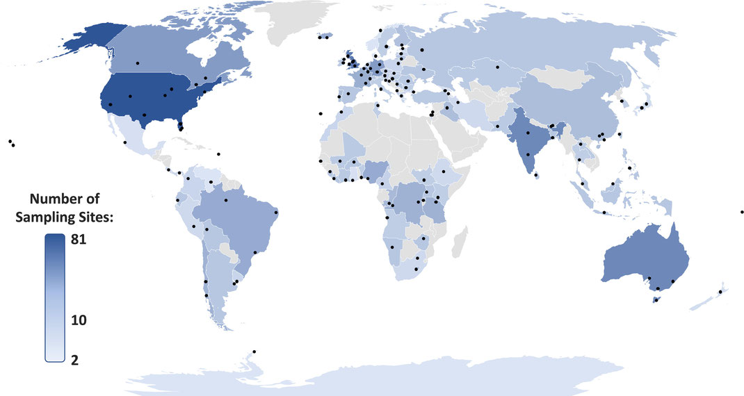 Pharmaceutically Pollution of World  Rivers / Geographically Map 