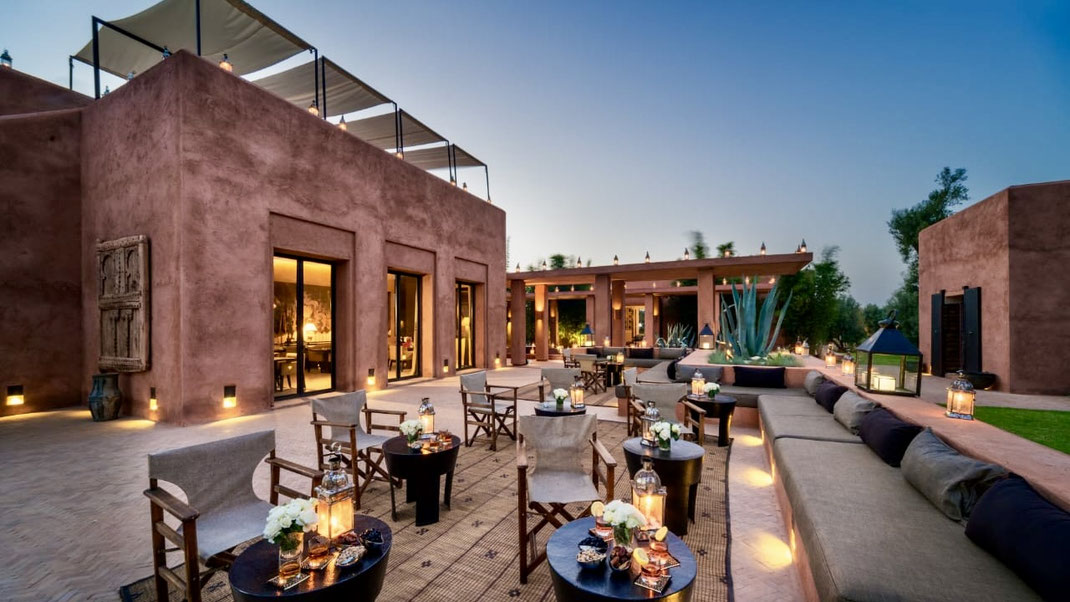 propriété luxe Marrakech pour 40 personnes