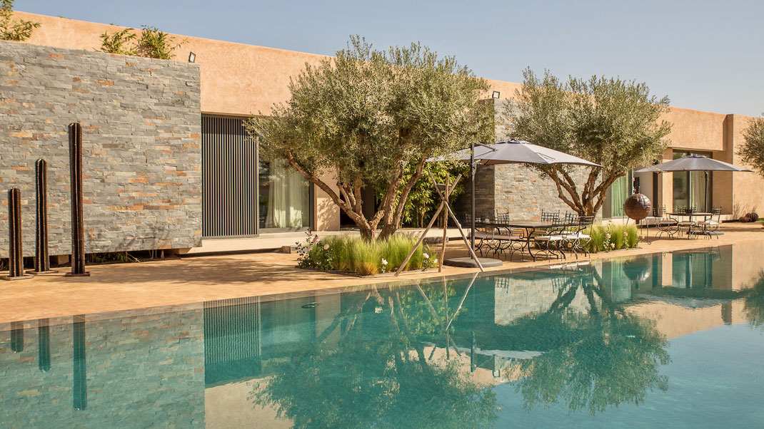 Villa pour 12 personnes à Marrakech avec piscine chauffée et hammam