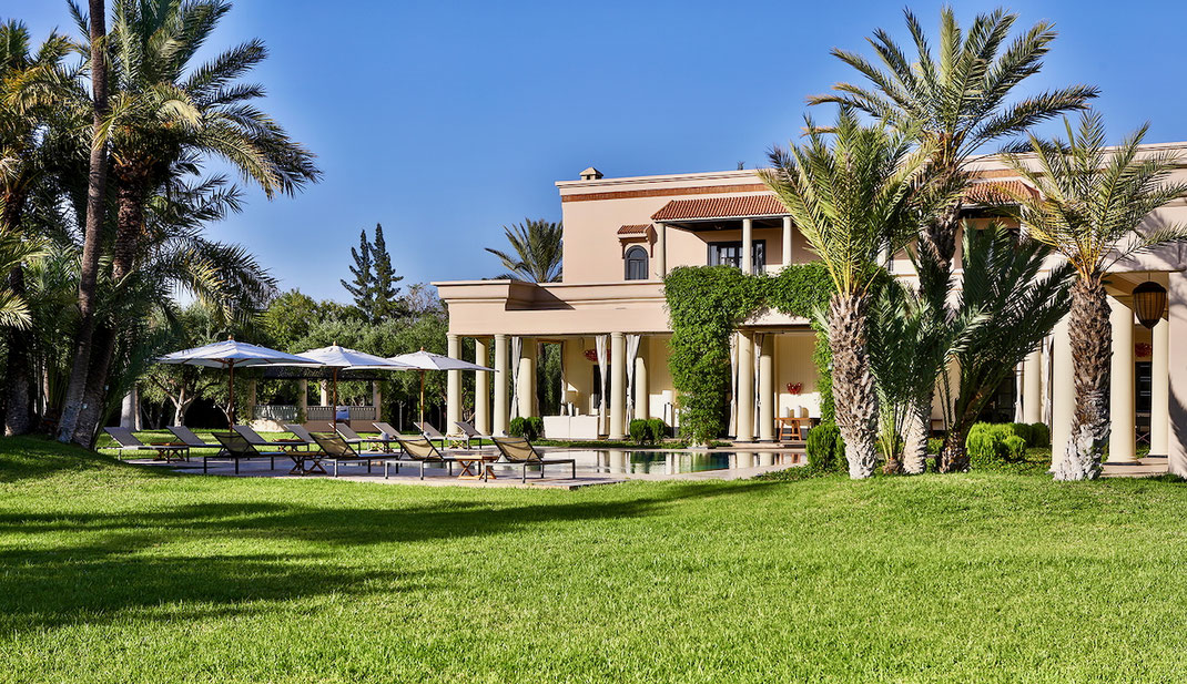 Location Villa Luxe pour 6 suites avec tennis privé dans la Palmeraie Marrakech