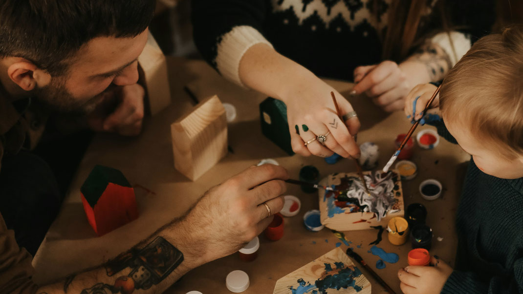 Famille peinture