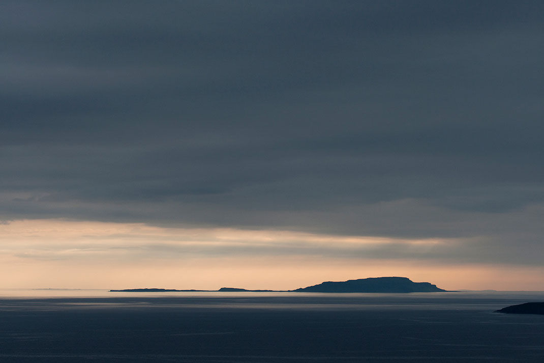 Islands Atlantic Ocean with layers of colors and clouds, Isle of Skye,Scotland, 1280x853px