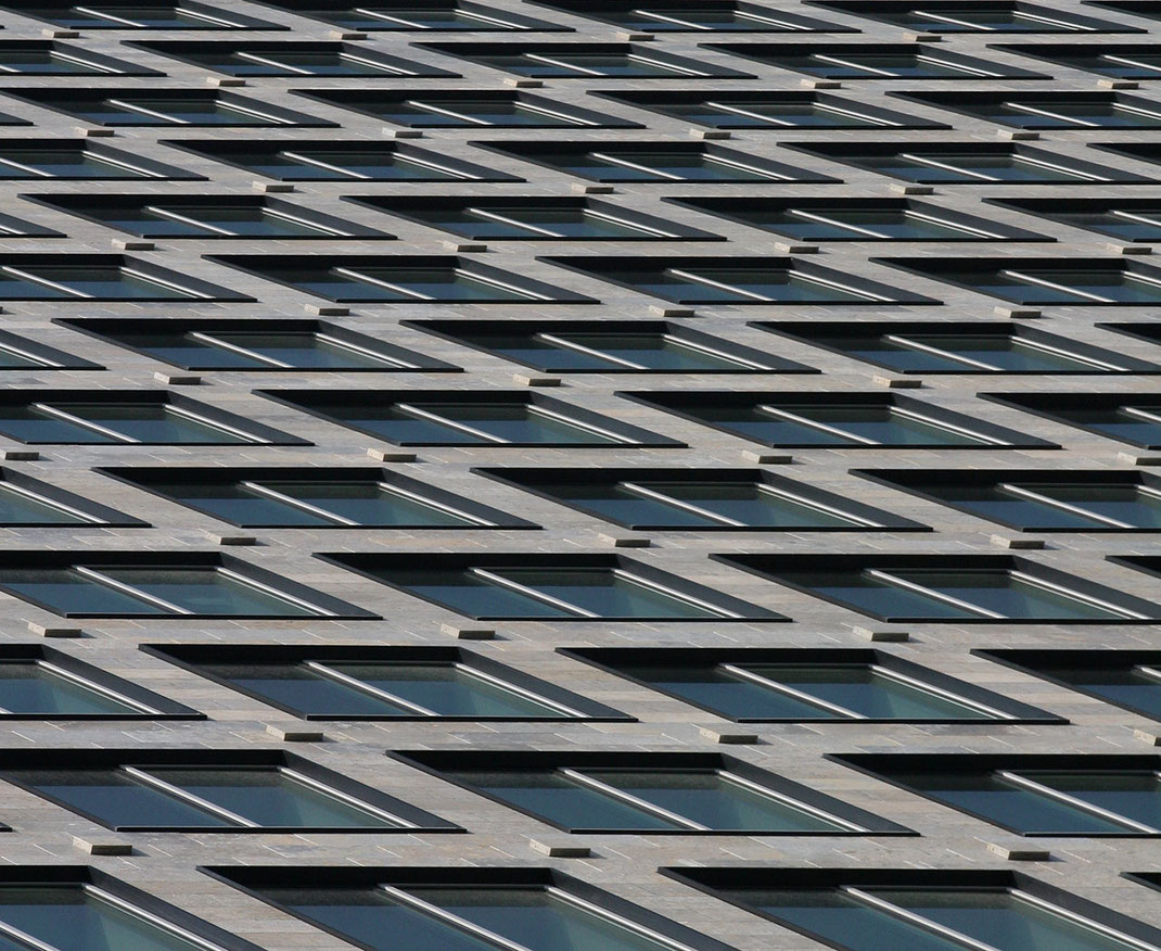 Facade Window Details of the IBC Building, Modern Architecture, Frankfurt, Germany, 1280x1048px  