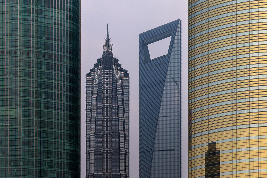 Shanghai Skyline High Skycrapers, World Financial Center, Pudong, China, 1280x853px 