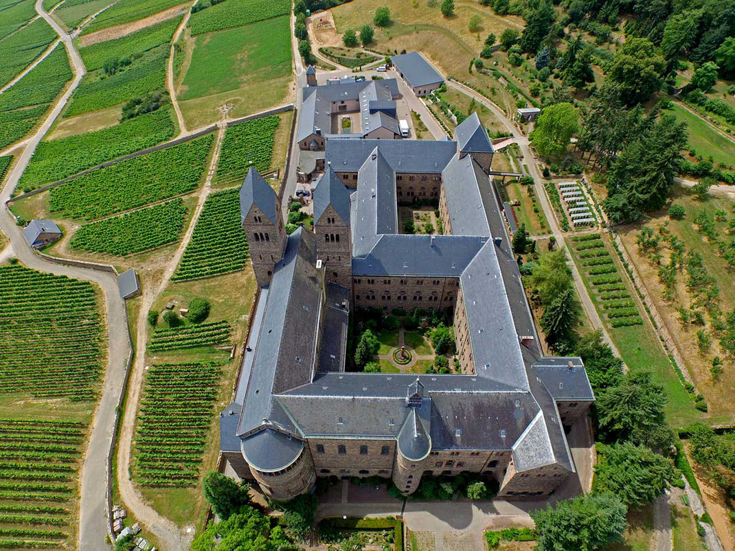  Monastery Hildegard Saint, Ruedesheim, Heritage Rhine Valley, Dji Phantom, Drone, Germany, 1280x960px