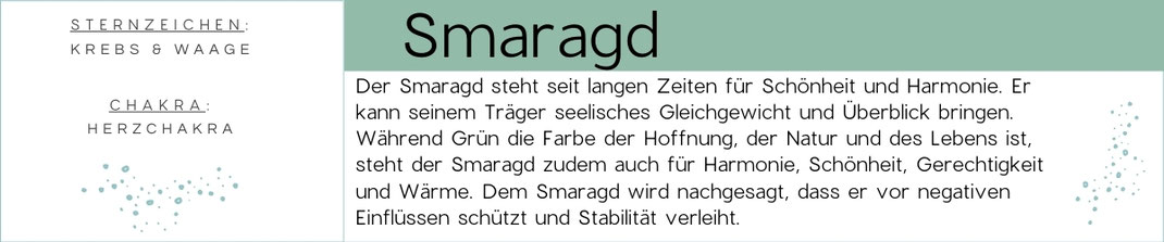 Edelsteinwissen Smaragd Edelstein