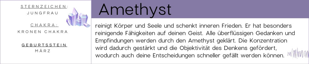 Grafik Amethyst im Cathy Thica Shop 