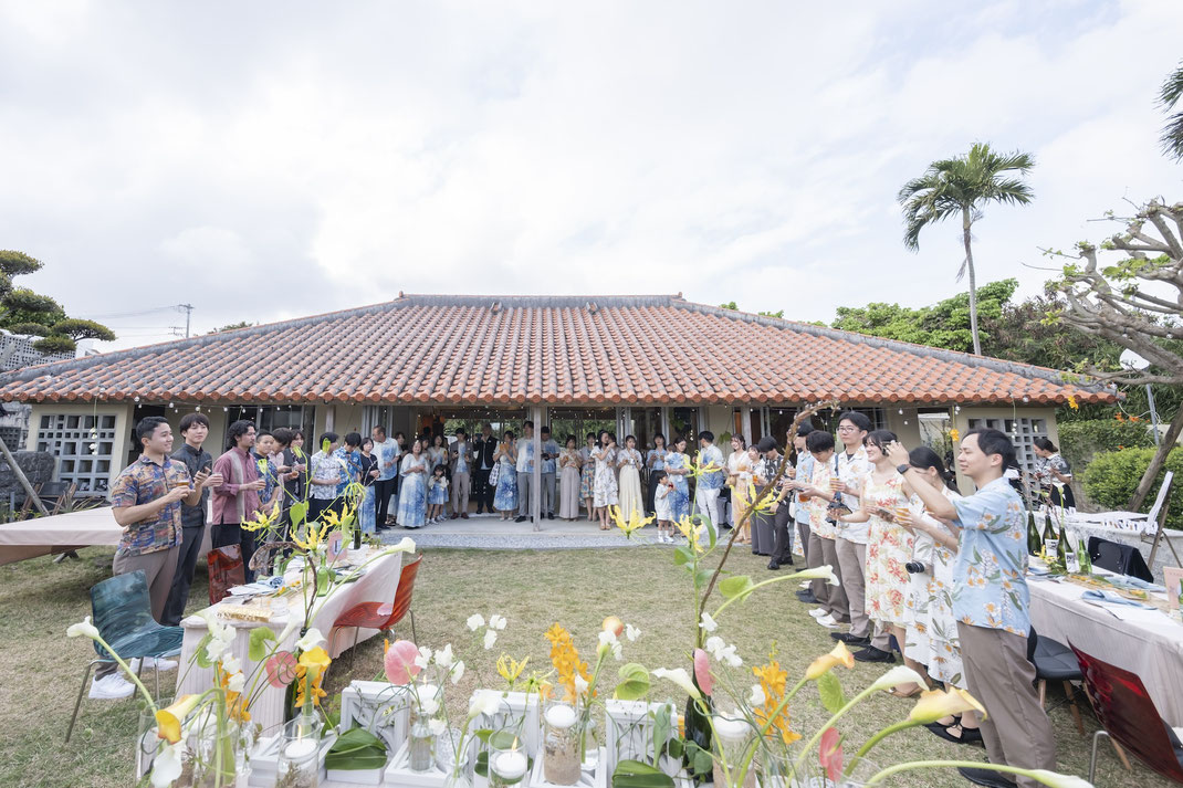 beach ceremony - garden ceremony - garden party