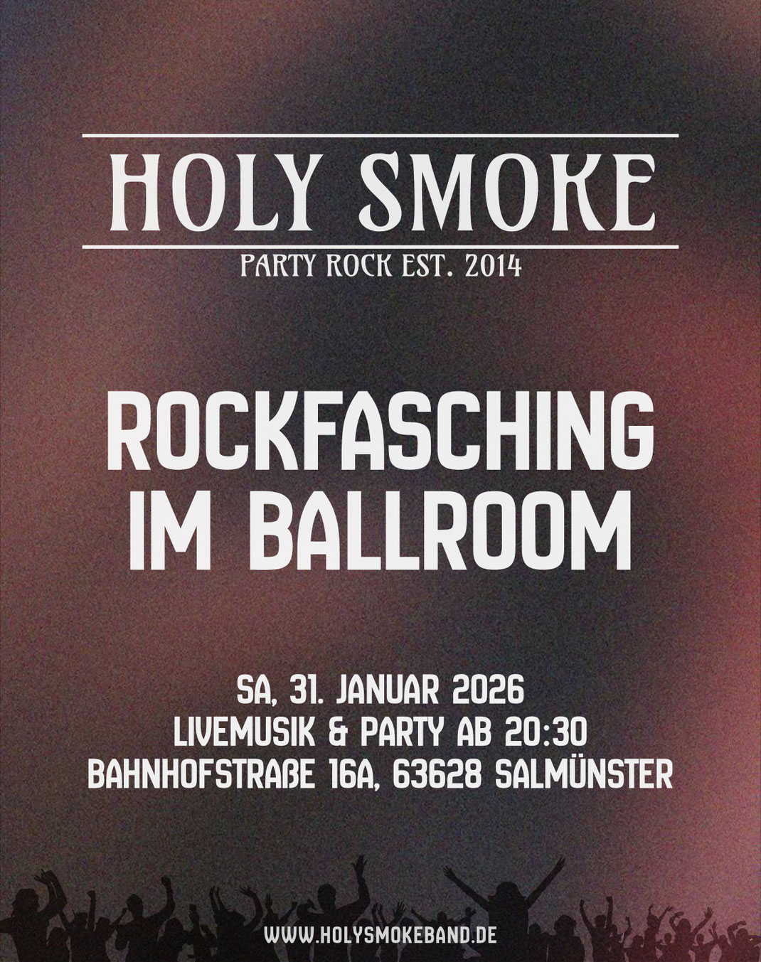 Ballroom Salmünster Veranstaltung mit Holy Smoke Partyband
