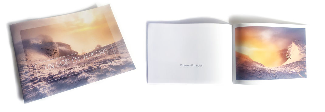 carnet d'exposition, livre photo, art, un soir en Vercors; montagne; Vercors; Isère; Rhone alpes; 
