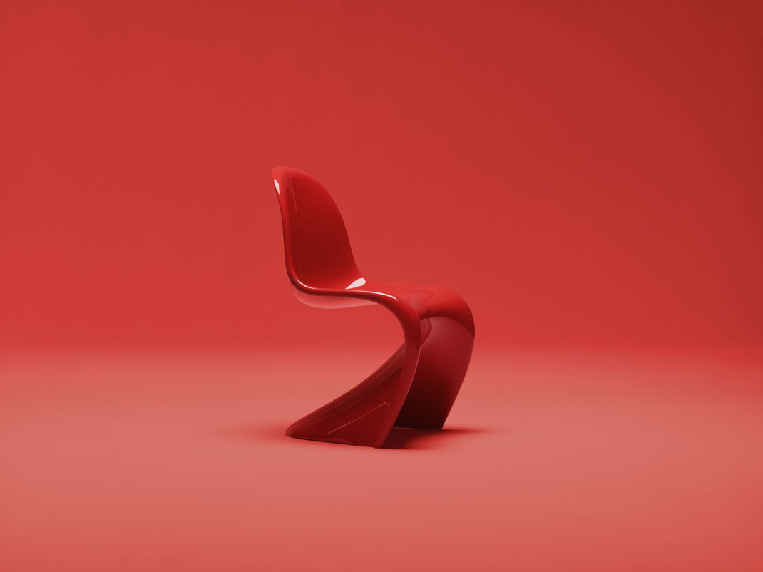 Verner Panton, »Panton Chair«, Vitra, 1956–67. Foto: PR/Verner Panton Design AG, © Vitra Design Museum, Foto: Jürgen Hans
