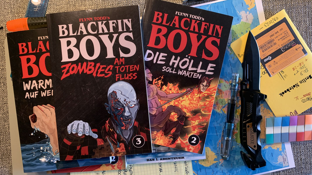 Blackfin Boys, die Taschenbücher in der 2. Auflage